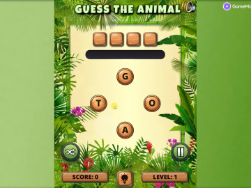 Animal Name Puzzle