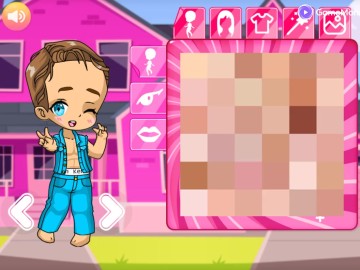 Blonde Chibi Fashion Show