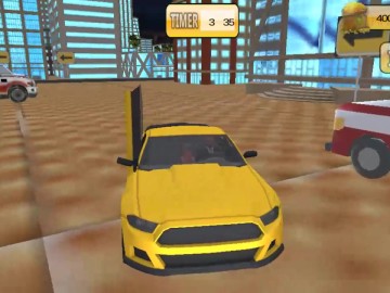 Crazy Taxi Car Simulation Game 3D