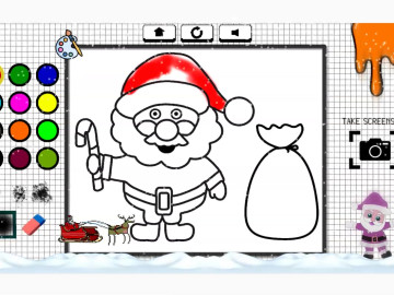 Easy Coloring SantaClaus