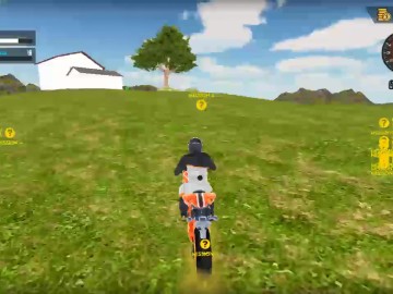 Flying Motorbike Driving Simulator