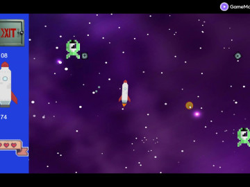 space shooter VS aliens and asterods