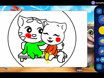 Talking Tom Coloring Books