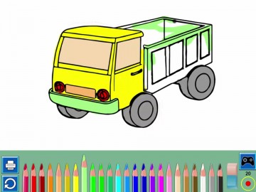 Truck Coloring Book